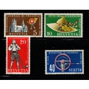 Switzerland Sc 351-354 1955  Events & Anniversaries stamp set mint NH