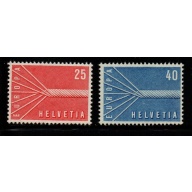 Switzerland Sc 363-364 1957 Europa stamp set mint NH