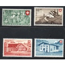 Switzerland Sc B154-157 1946 Buildings stamp set mint NH