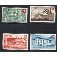Switzerland Sc B154-157 1946 Buildings stamp set mint NH