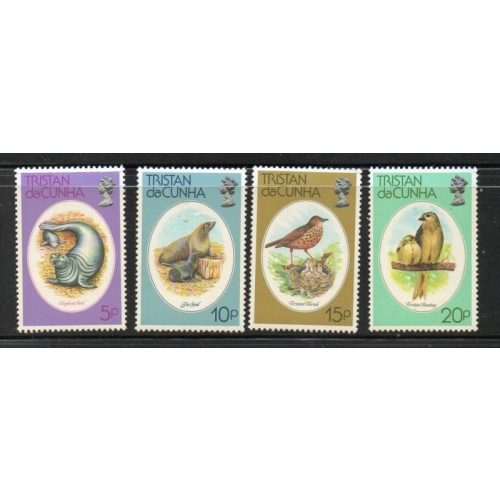 Tristan da Cunha Sc 251-254 1979 Birds stamp set mint NH