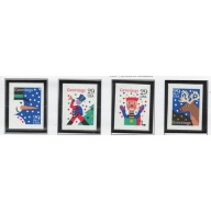 United States Sc 2799-02 1993 Christmas self adhesive stamp set mint NH