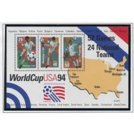 United States Sc 2837  1994 World Cup stamp sheet mint NH