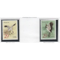 United States Sc 2867-68, 2868a 1994 Cranes stamp set & pair mint NH