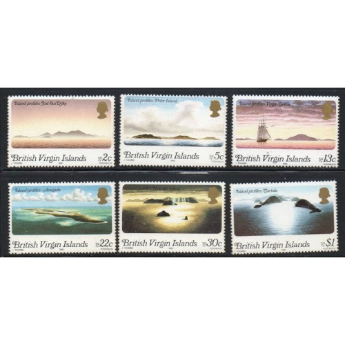British Virgin Islands Sc 395-400 1980 Jost van Dyke stamp set mint NH